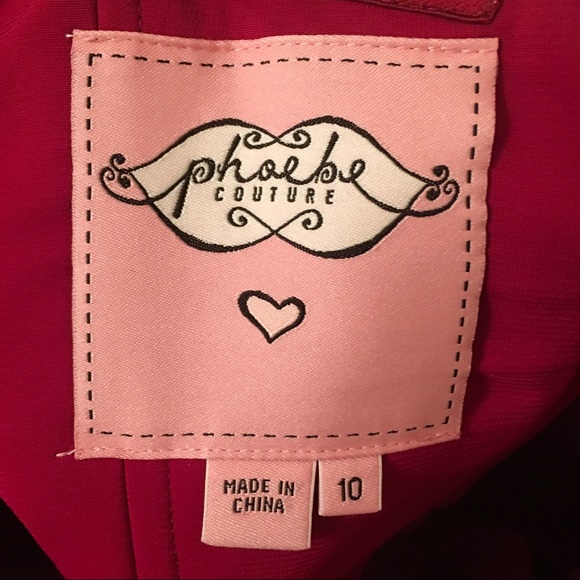 Satin Phoebe Couture Dress - EUC - Size 10 - Picture 5 of 5